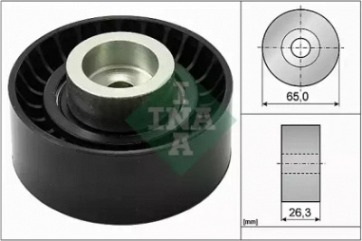 WILMINK GROUP wg1253009 -  Паразитный / ведущий ролик, поликлиновой ремень